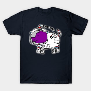 Purple Pig in Space T-Shirt